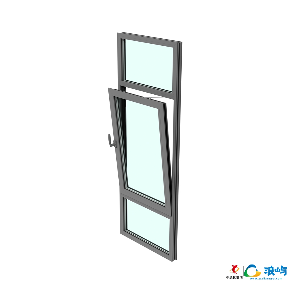 Broken Bridge Aluminum Alloy Inward Opening And Inverting Doors And Windows