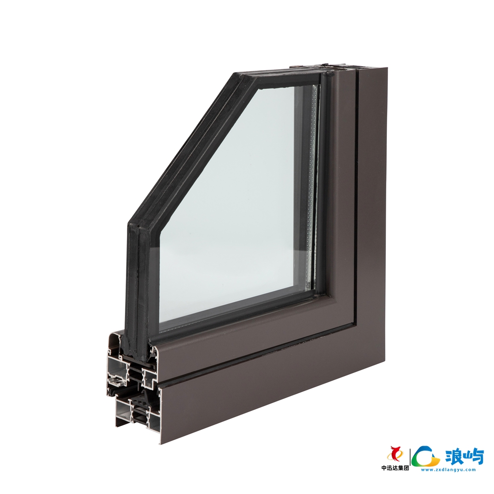 Broken Bridge Aluminum Alloy Inward Opening And Inverting Doors And Windows